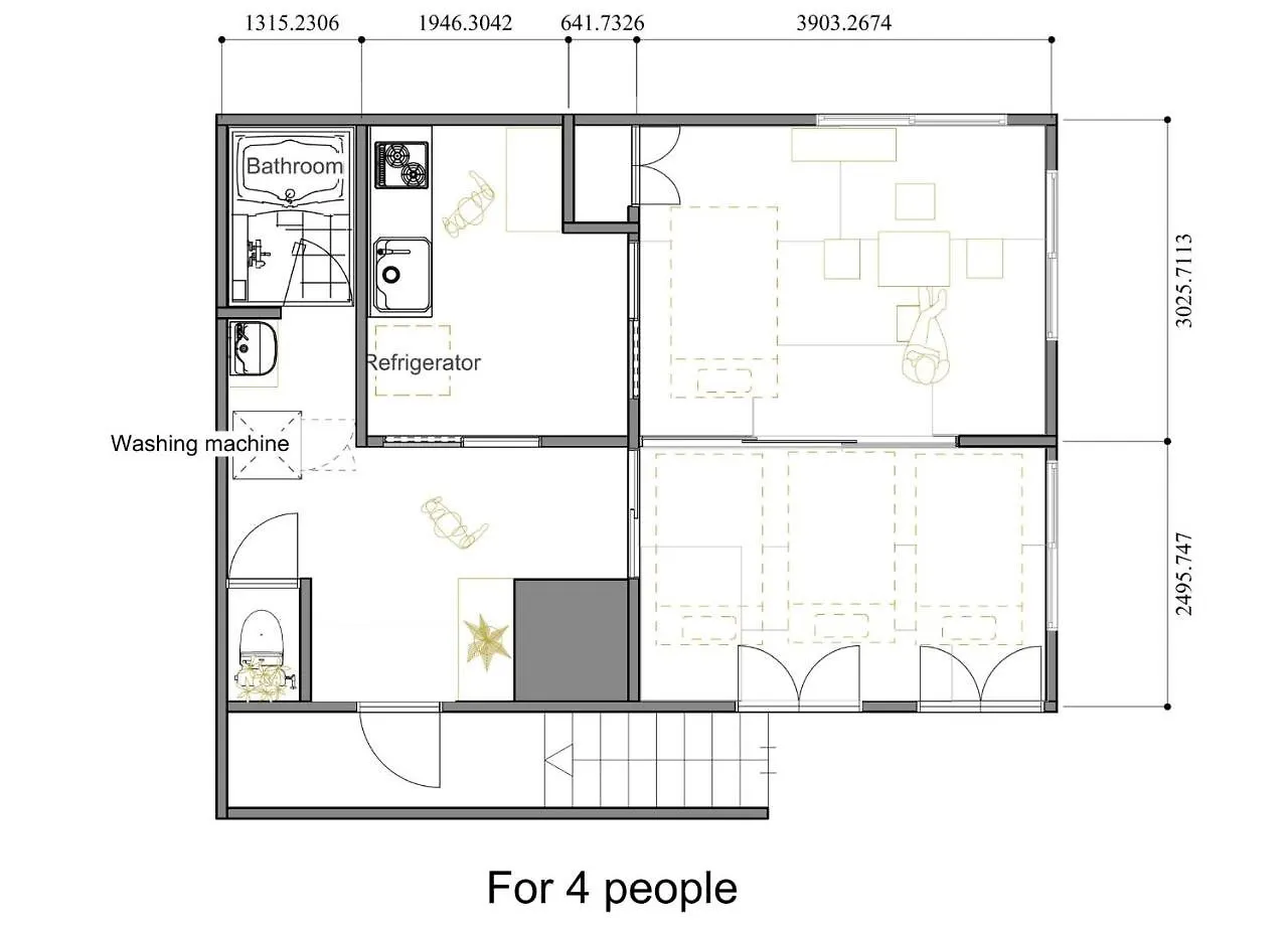 Japanese traditional apartment Tokyo Giappone
